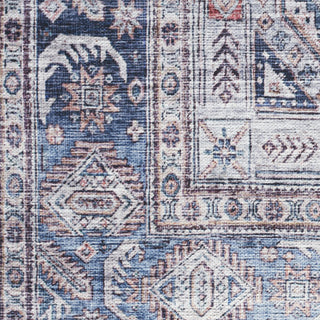 Nourison Grand Washables GRW01 Blue Multicolor Area Rug Swatch Image