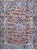 Nourison Grand Washables GRW01 Blue Multicolor Area Rug Main Image