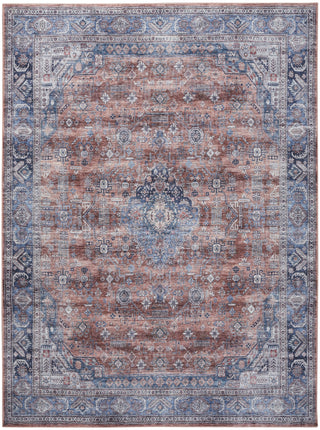 Nourison Grand Washables GRW01 Blue Multicolor Area Rug Main Image