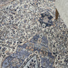 Nourison Grand Washables GRW05 Ivory Blue Area Rug Corner Image