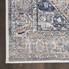 Nourison Grand Washables GRW05 Ivory Blue Area Rug Detail Image