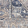 Nourison Grand Washables GRW05 Ivory Blue Area Rug Swatch Image