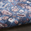 Nourison Grand Washables GRW06 Blue Brick Area Rug Corner Image