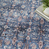 Nourison Grand Washables GRW06 Blue Brick Area Rug Corner Image