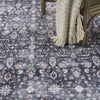Nourison Grand Washables GRW06 Navy Ivory Area Rug Corner Image
