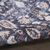 Nourison Grand Washables GRW06 Navy Ivory Area Rug Corner Image