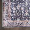 Nourison Grand Washables GRW06 Navy Ivory Area Rug Detail Image