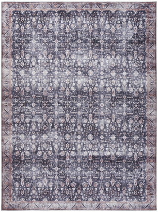 Nourison Grand Washables GRW06 Navy Ivory Area Rug main image