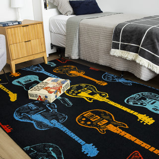 Mohawk Home Prismatic Guitar Montage Multi Area Rug