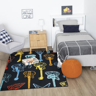 Mohawk Home Prismatic Guitar Montage Multi Area Rug
