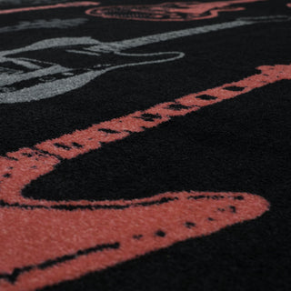 Mohawk Home Prismatic Guitar Montage Pink Area Rug