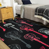 Mohawk Home Prismatic Guitar Montage Pink Area Rug