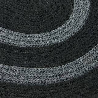 Colonial Mills Graywood GW13 Black Area Rug Closeup Image