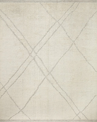 Amber Lewis x Loloi Gwyneth GWY-03 Ivory / Silver Area Rug