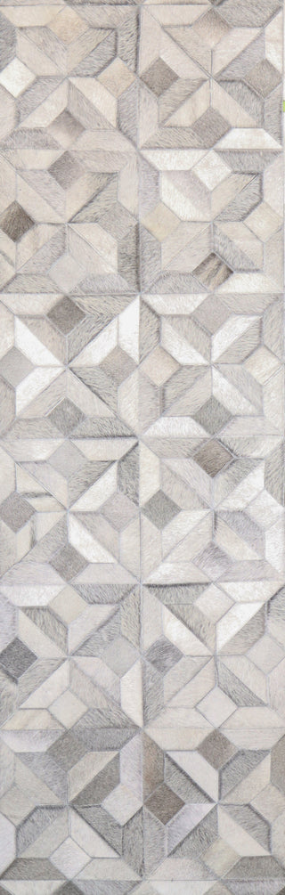 Bashian Santa Fe H112-H40 Grey Area Rug Runner Image