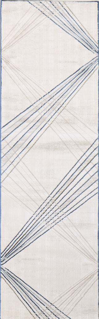 Bashian Highland H117-HLD307 Ivory Blue Area Rug