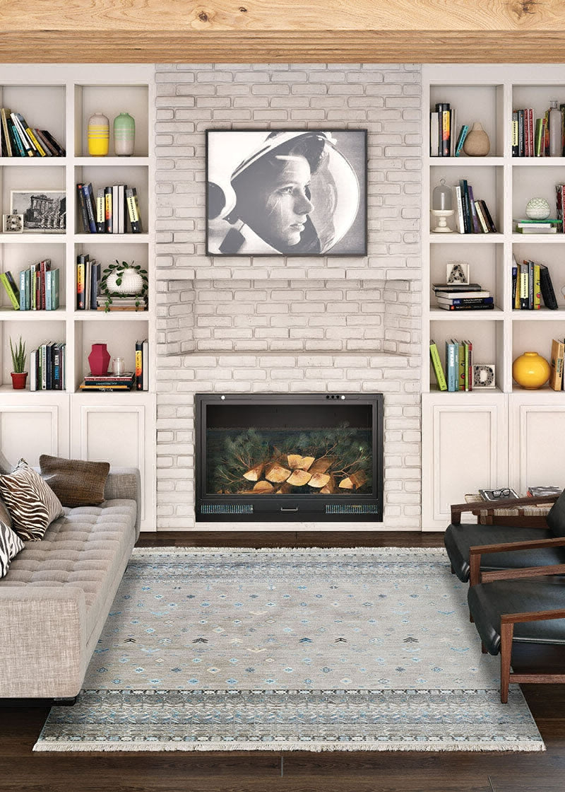 Couristan Halli Gabbeh Platinum Area Rug Lifestyle Image Feature