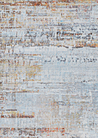 Couristan Halli Modern Edge Sky Blue / Multi Area Rug Pile Image