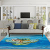 Dalyn Harbor HA3 Ocean Area Rug Lifestyle Image Feature