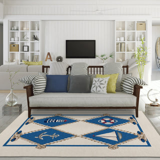 Dalyn Harbor HA6 Ivory Area Rug Lifestyle Image Feature