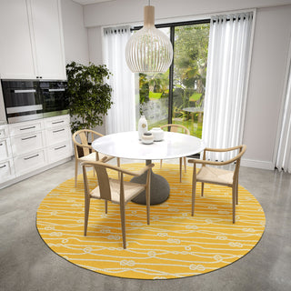 Dalyn Harbor HA7 Gold Area Rug