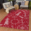 Dalyn Harbor HA9 Red Area Rug