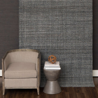 Karastan Haberdasher Graphite Area Rug Room Scene Image Feature