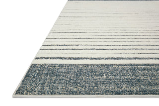 Loloi Hagen HAG-01 White / Ocean Area Rug Corner Image