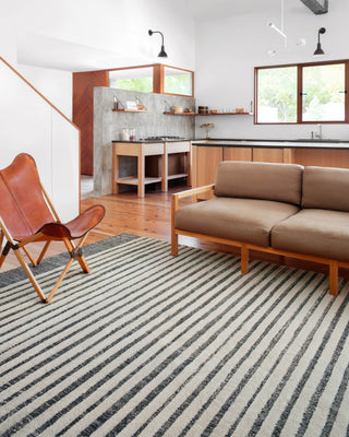 Loloi Hagen HAG-01 White / Ocean Area Rug Lifestyle Image Feature