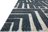 Loloi II Hagen HAG-05 Blue / White Area Rug Corner Image