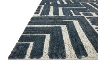 Loloi Hagen HAG-05 Blue / White Area Rug Corner Image