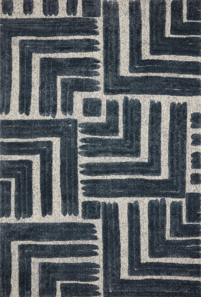 Loloi II Hagen HAG-05 Blue / White Area Rug main image