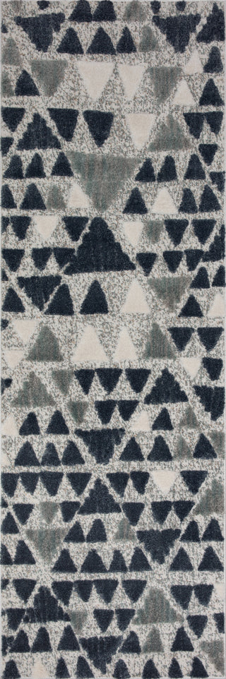 Loloi II Hagen HAG-06 Slate / Denim Area Rug Runner Image