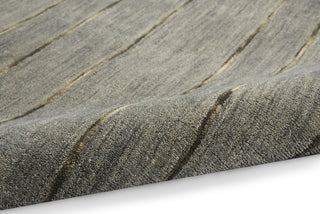Calvin Klein Ck400 Halo HAL01 Charcoal Area Rug Corner Image