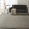Calvin Klein Ck400 Halo HAL01 Charcoal Area Rug Corner Image