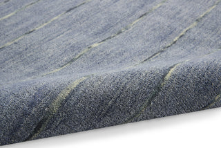 Calvin Klein Ck400 Halo HAL01 Denim Area Rug Corner Image