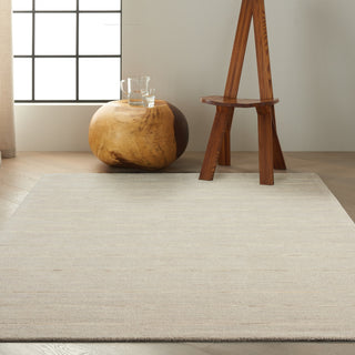 Calvin Klein Ck400 Halo HAL01 Grey Area Rug Corner Image