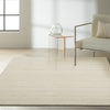Calvin Klein Ck400 Halo HAL01 Ivory Area Rug Corner Image