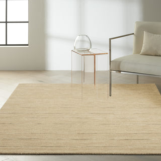 Calvin Klein Ck400 Halo HAL01 Beige Area Rug Corner Image