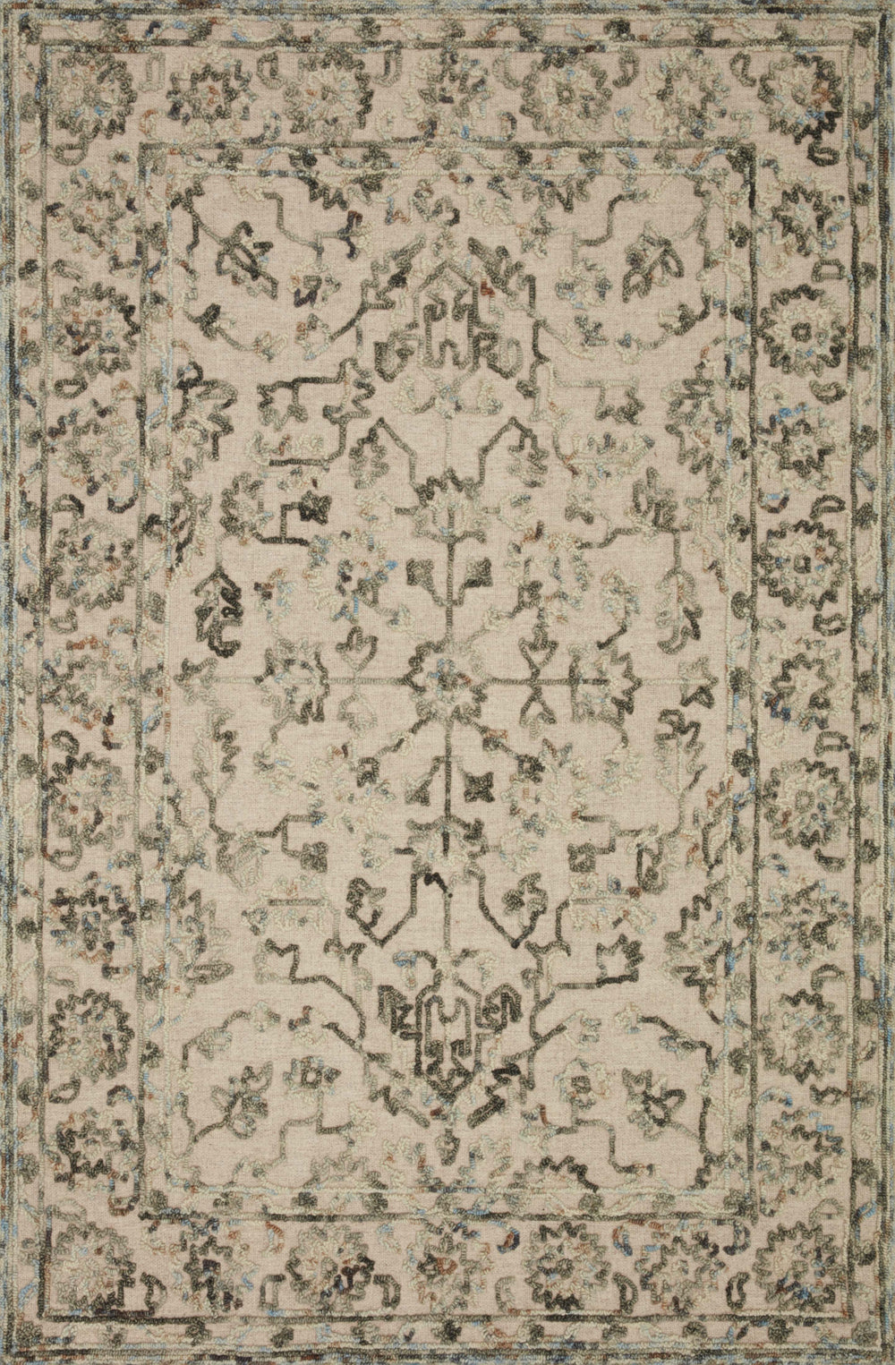 Loloi Halle HAE-05 Grey/Sky Area Rug