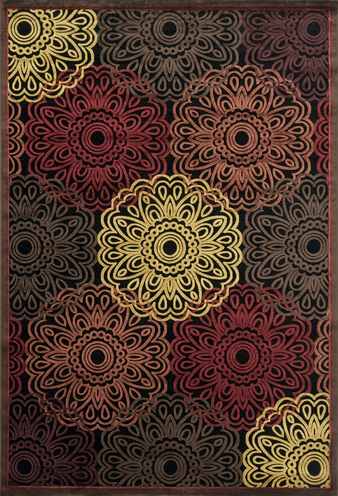 Loloi Halton HL-07 Black / Multi Area Rug main image