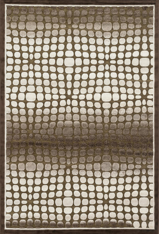 Loloi Halton HL-16 Dark Brown / Beige Area Rug main image