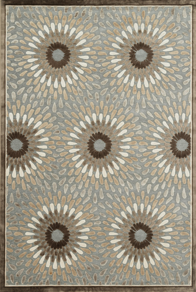 Loloi Halton HL-17 Grey / Brown Area Rug main image