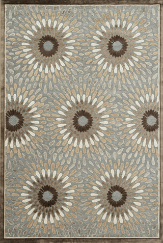 Loloi Halton HL-17 Grey / Brown Area Rug main image