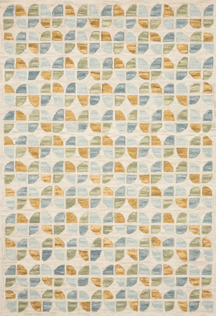 Loloi Hallu HAL-04 Ivory/Sky Area Rug by Justina Blakeney main image