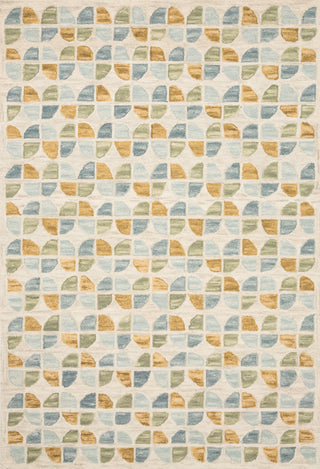 Loloi Hallu HAL-04 Ivory/Sky Area Rug by Justina Blakeney main image