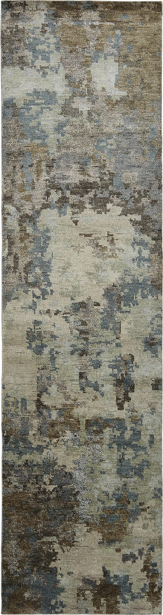 Ancient Boundaries Hammond HAM-02 Earth + Water Area Rug Runner Image