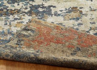 Ancient Boundaries Hammond HAM-04 Denim/Multi Area Rug Corner Image