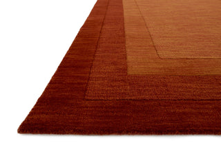 Loloi Hamilton HM-01 Rust Area Rug Corner Image