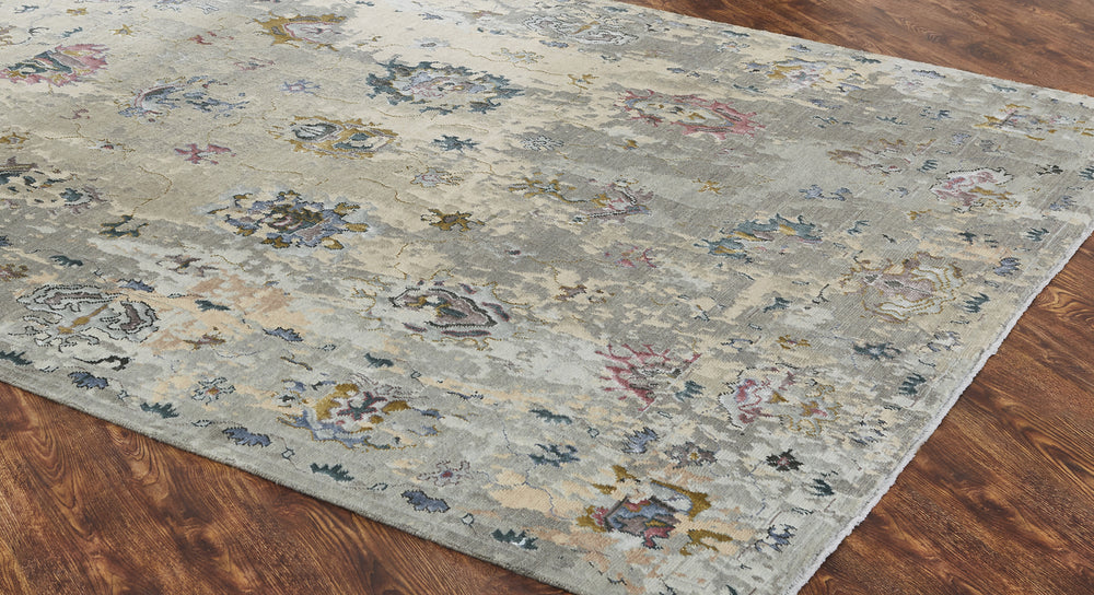 featured Ancient Boundaries Harvest HAR-1143 Greige and Pastels Area Rug Floor Image